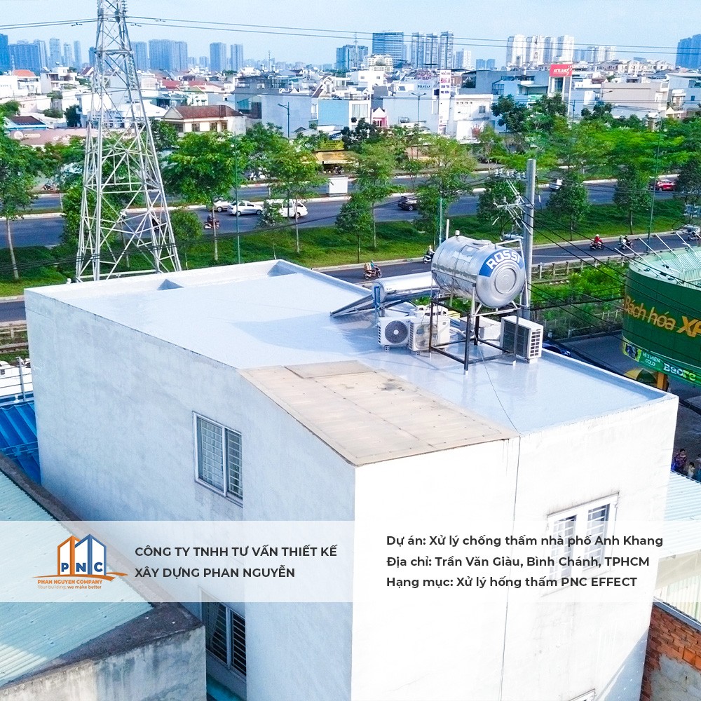 xử lý chống thấm nhà phố anh lâm - PNC
